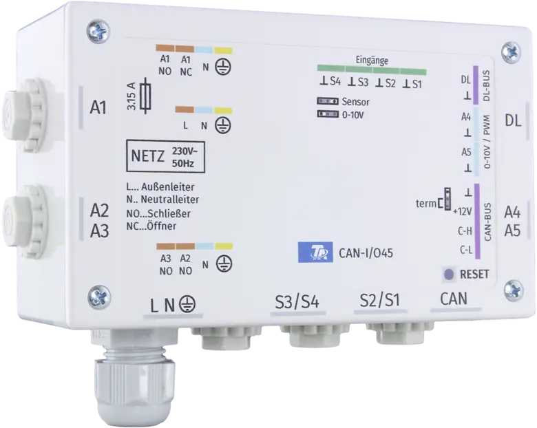 TA Regler Erweiterung CAN-I/O45