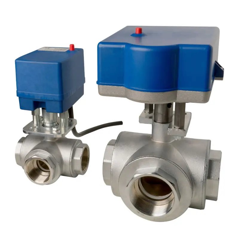 MUT VS3P-L 3-Wege Motor-Kugelhahn (DN-25)