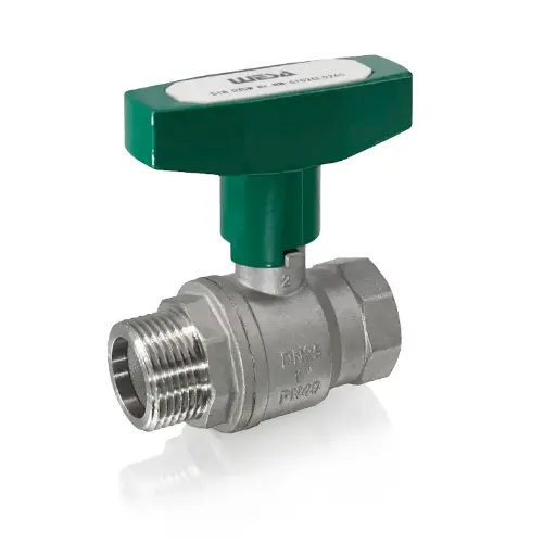 WESA DVGW Kugelhahn Inox IG/AG