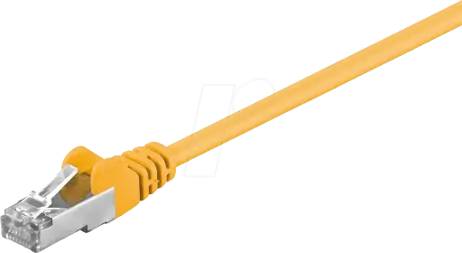Patchkabel Cat.5e F/UTP gelb